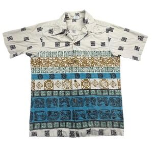 Vintage 1960s Hawaiian Surf Pacific Sportswear Shirt Mens M Surfer Tiki Beach